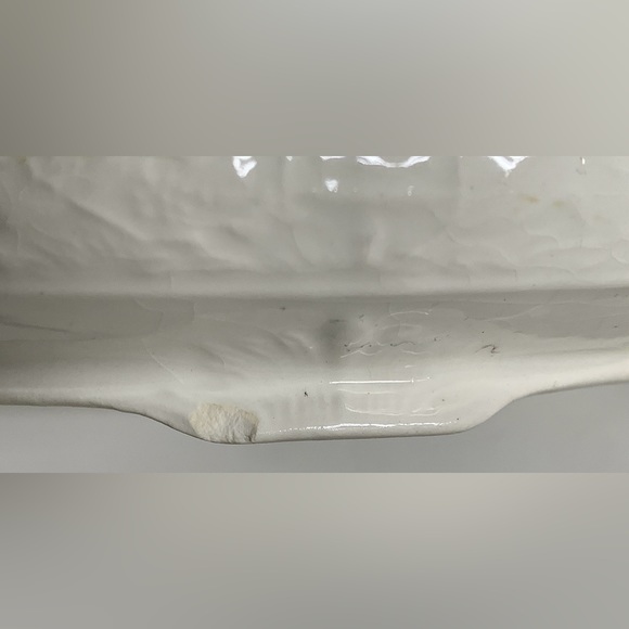 1920s Vintage Embossed White Mount Clemens VOGUE Gravy Boat - Picture 5 of 16